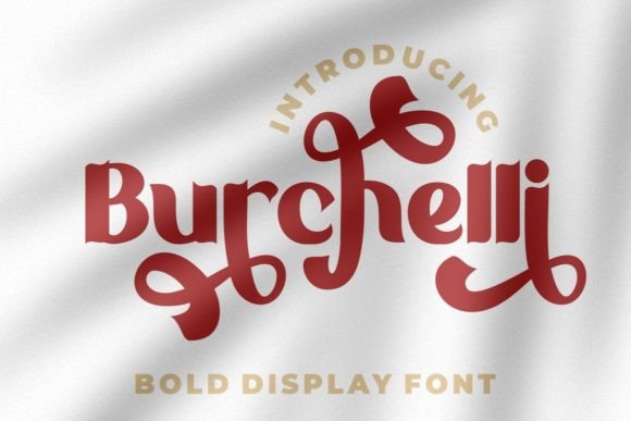 Burchelli: A Bold Display Sans Font for Modern Designers