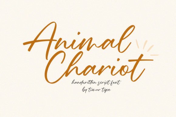 Discovering the Elegance of the Animal Chariot Typeface
