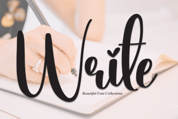 Discovering Write: A Modern Handwritten Font for Creative Projects