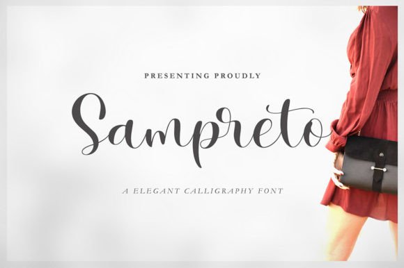 Sampreto: A Flowing Handwritten Font for Elegant Designs
