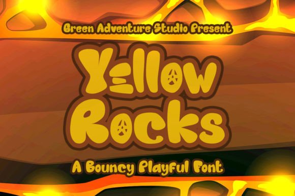 Yellow Rocks: A Typeface for Modern and Luxurious Design